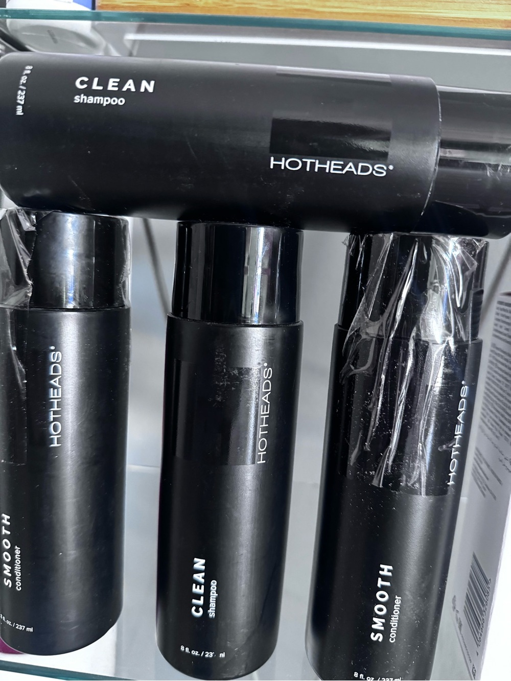Hotheads Clean Shampoo — conditioner Black Shampoo for Wigs & Extensions